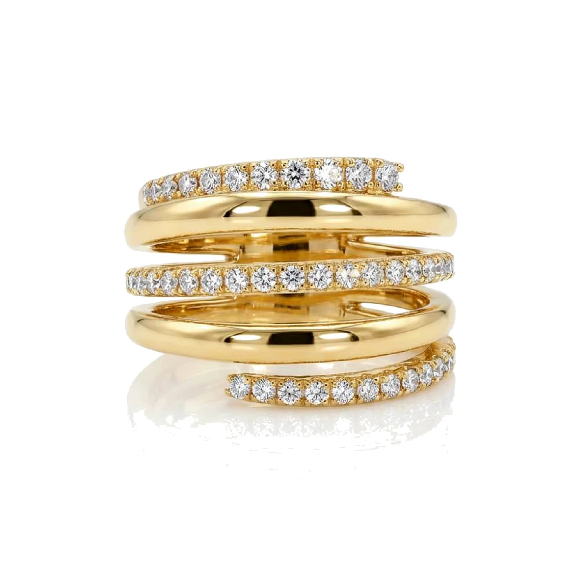 Anillo oro y brillantes