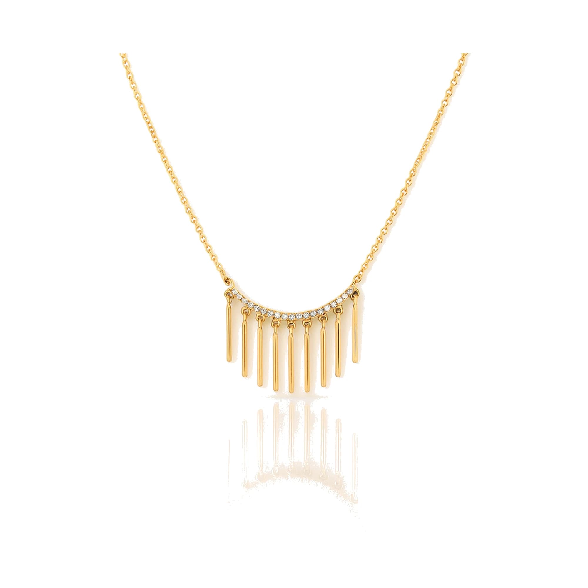 Colgante de oro con diamantes