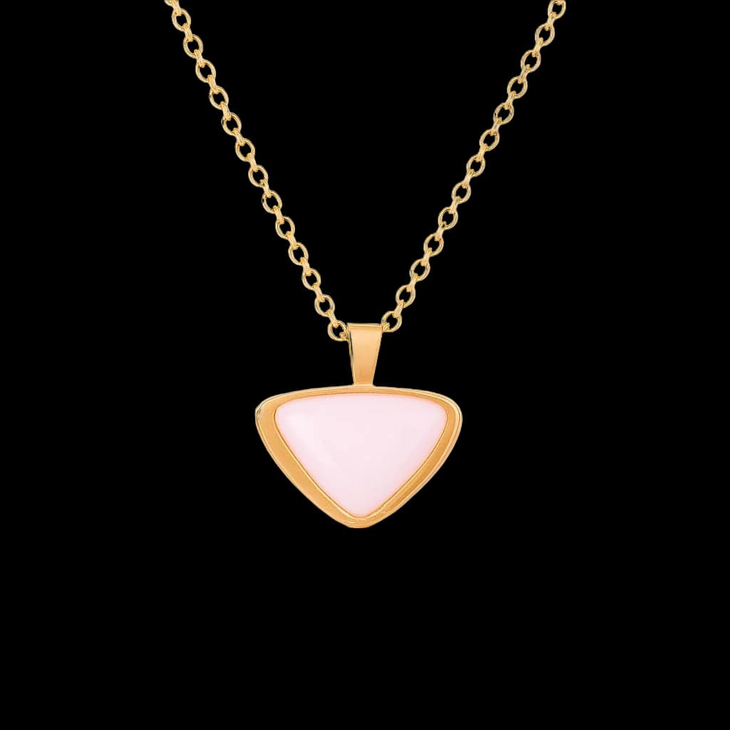 Collar ágata blanca