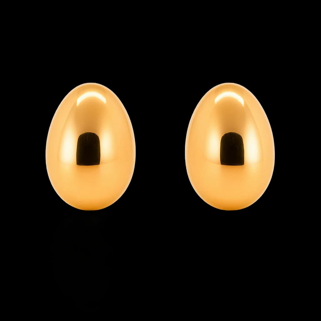Pendientes oro rosa