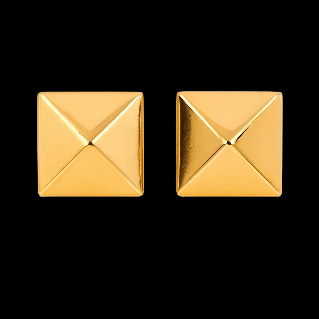 Pendientes oro rosa